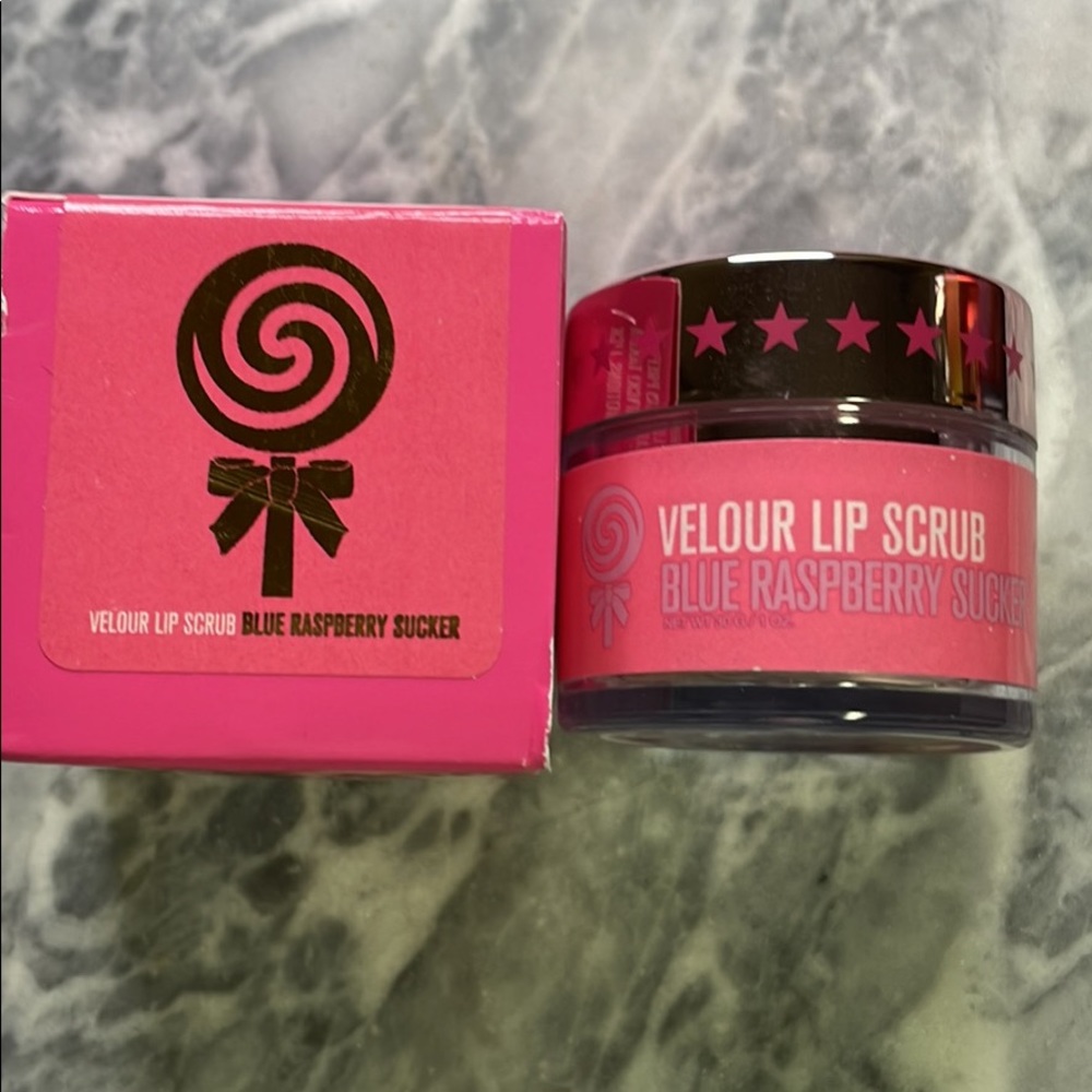 New Jeffree Star Lip Scrub Blue‎ Raspberry Sucker